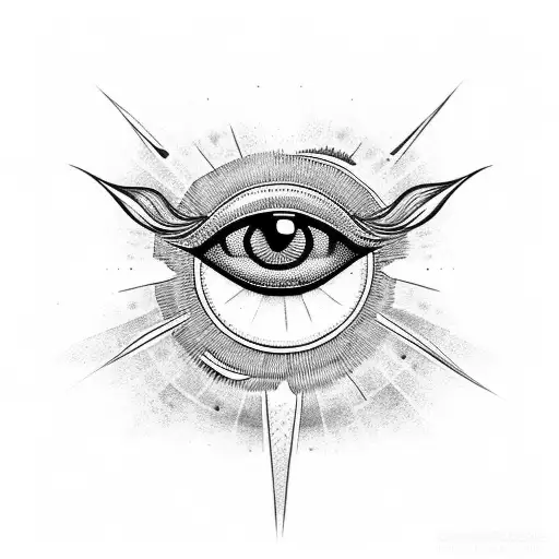 Evil Eye With Sun