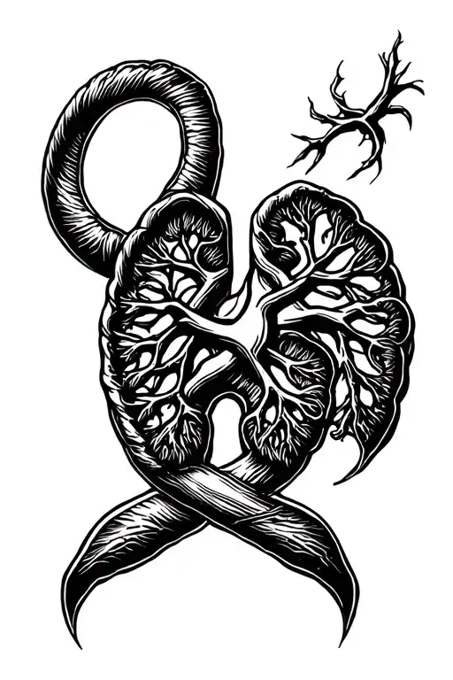 Cancer Lung Cancer Symbol Made