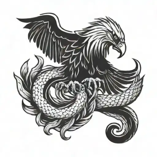 Eagle And Snake