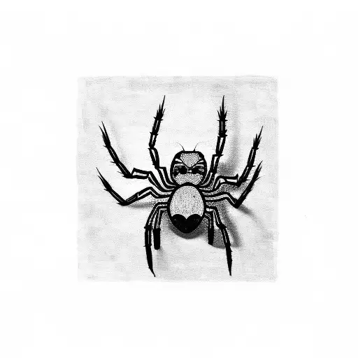 A Spider Crawling On A Pile Of Books