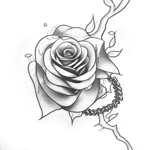 Roses Chains Dark Forest