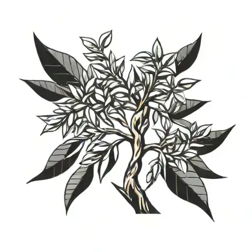 Geometric Olive Tree