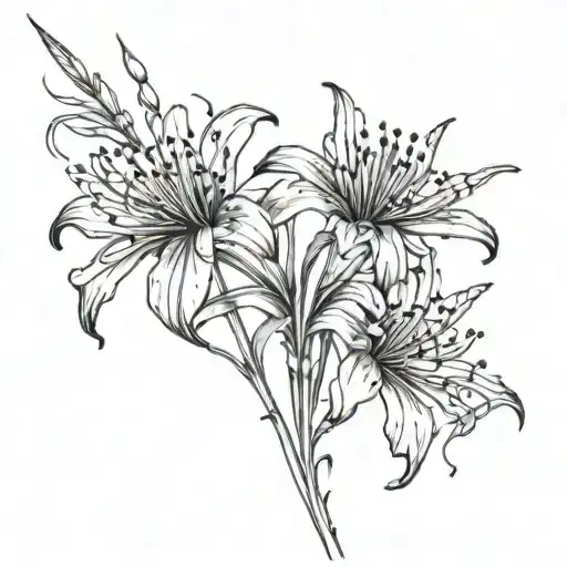 Red Spider Lily From The Anime Tokyo Ghoul