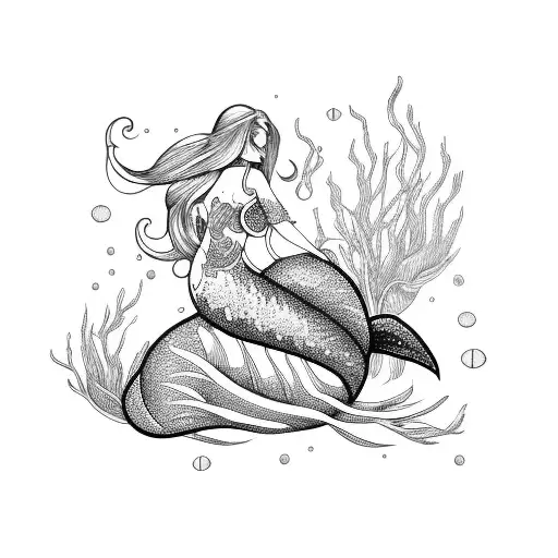 Mermaid Thick Lines