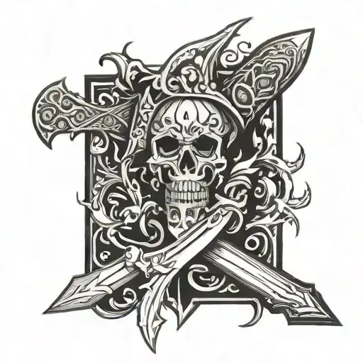 False-headed Dagger Stuck In The Back