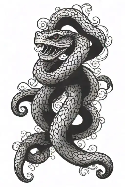 Snake Around Forearm