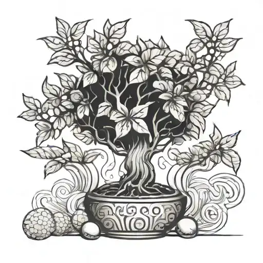 Pian Alone Money Tree Growing