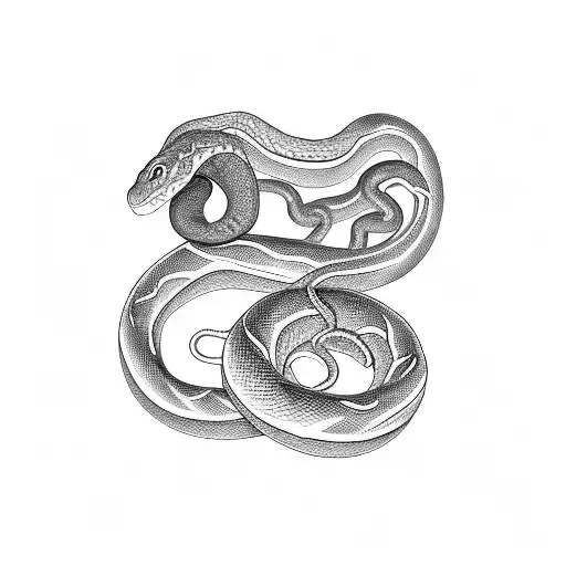 A Snake Being Stepped On By A Man In Sandals