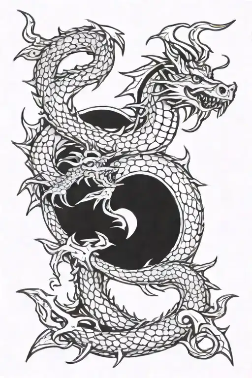 Dragon And Anchors