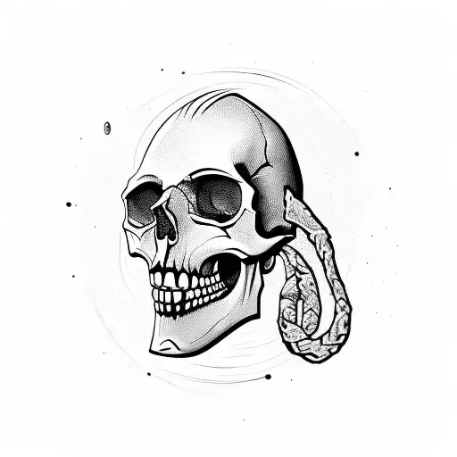 Skull With A Balance