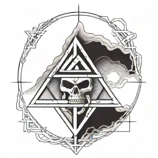 Valknut Skull Wearing