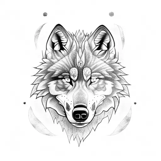 Flower Wolf Dark Life