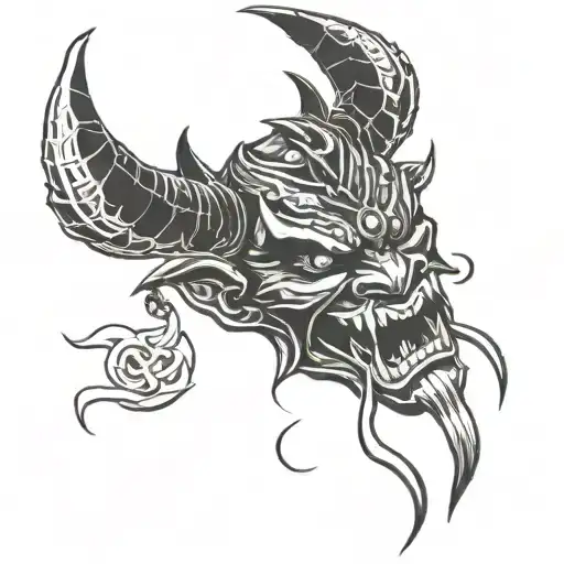 Oni Demon Mask