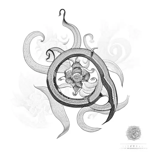 Black Snake Satan Flowers