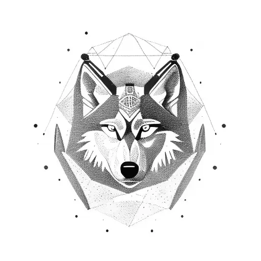 Sagittarius And A Wolf