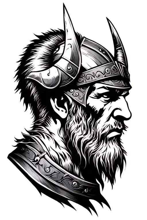 Viking Head Profile