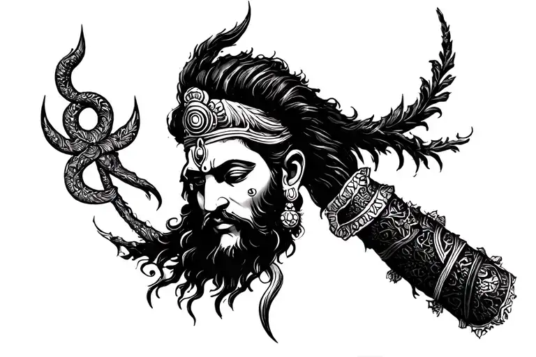 Lord Shiv Ji Small Tattoo On Wrist For Cover Uo