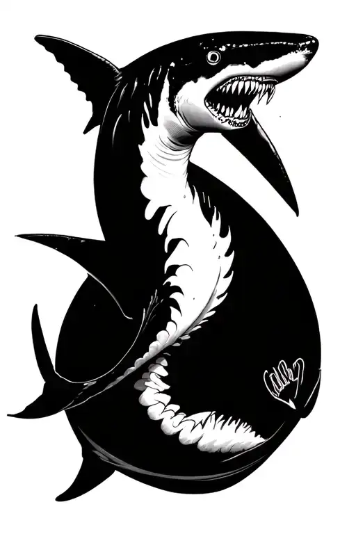 Nintendo Switch And Shark Swimming Together