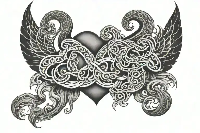 A Viking Tattoo Symbolizing The Love Between Two People
