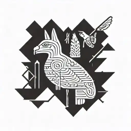 Incorporate Ancient Egyptian Hieroglyphics To Represent Your Love For History And Family