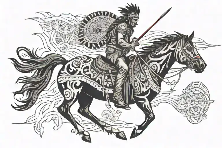 Native American Riding