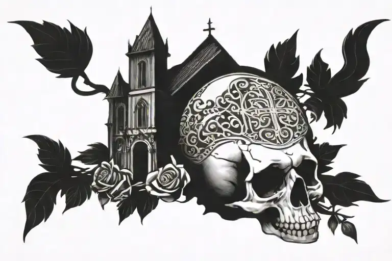 Church And Skull