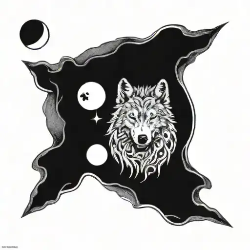 Wolf And Eclipse And Alchemy