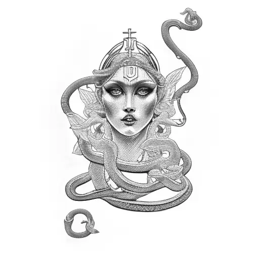 Goddess With Snake Chalice