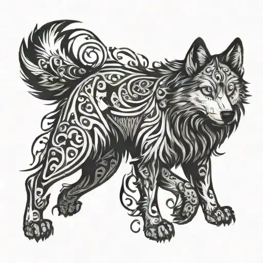 Wolf And Gaelic Designs