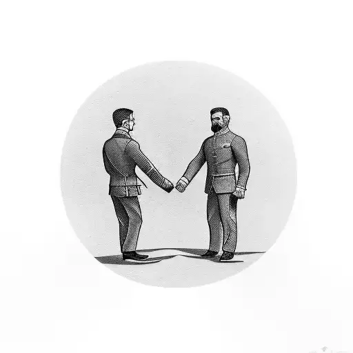 Father Son Fist Bump Pocketwatch