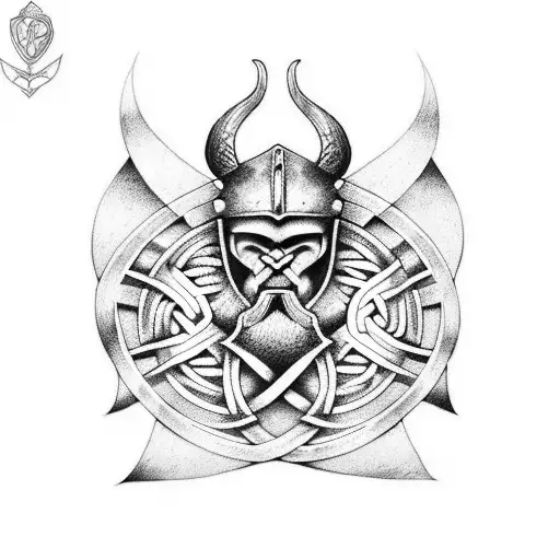 Viking Celtic Animal Loose Design Sleeve