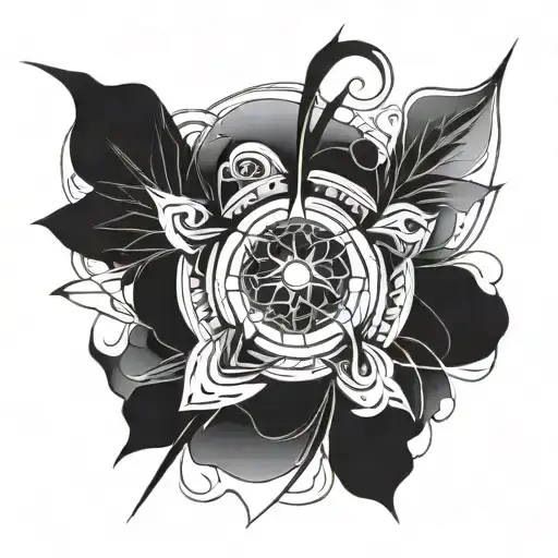 Abstract Tattoo Design