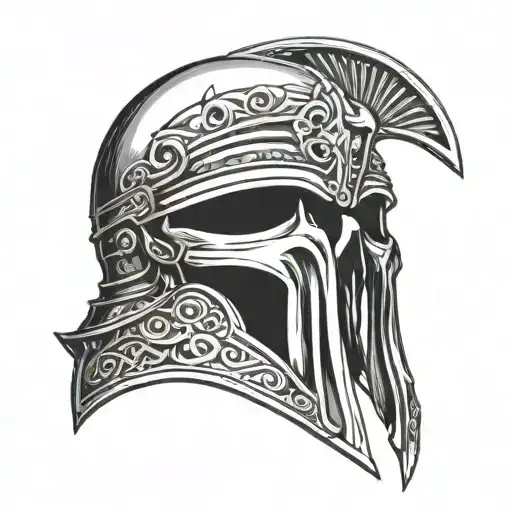 Skull Spartan Helmet