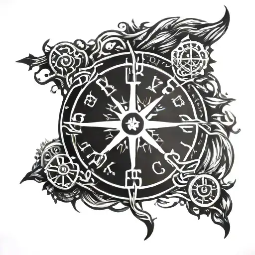 Vegvisir Viking Compass