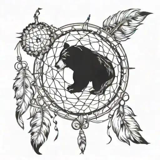 Bear Claw Dream Catcher Entangled