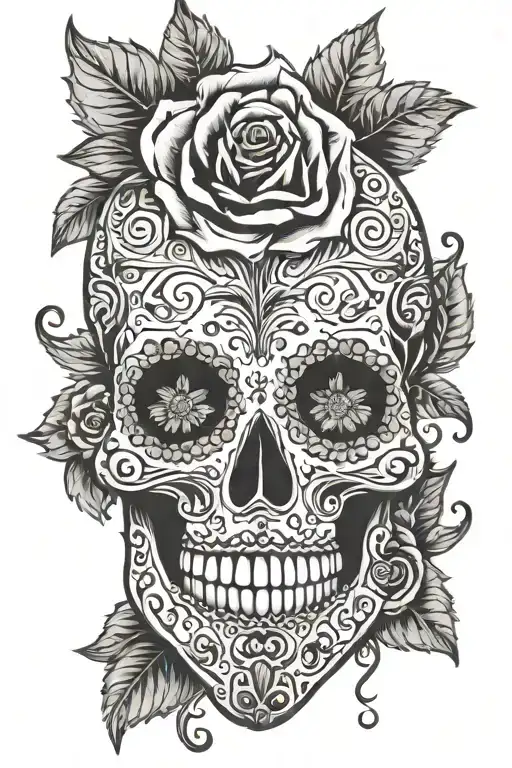Scuba Sugar Skull