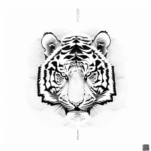 Tiger With Ying Yang