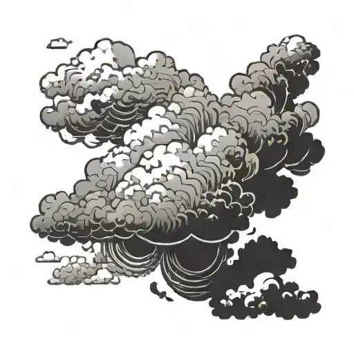 Verticle Cloud Background