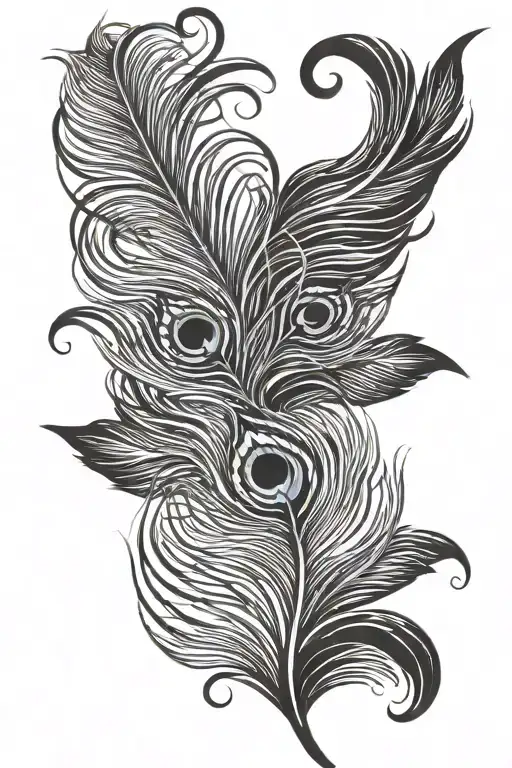 Peacock Feather Feather Feather