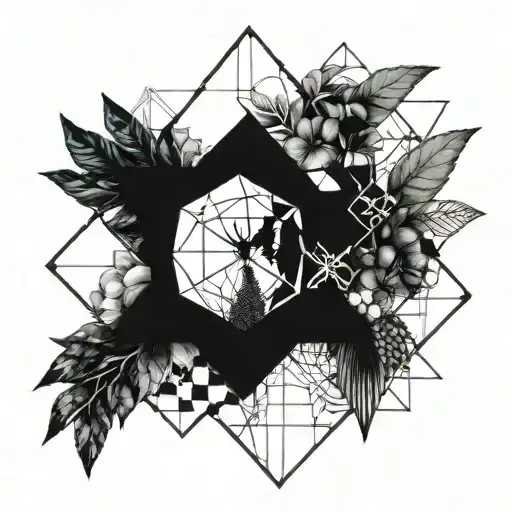 A Geometric Design Incorporating Elements Of Nature And Technology