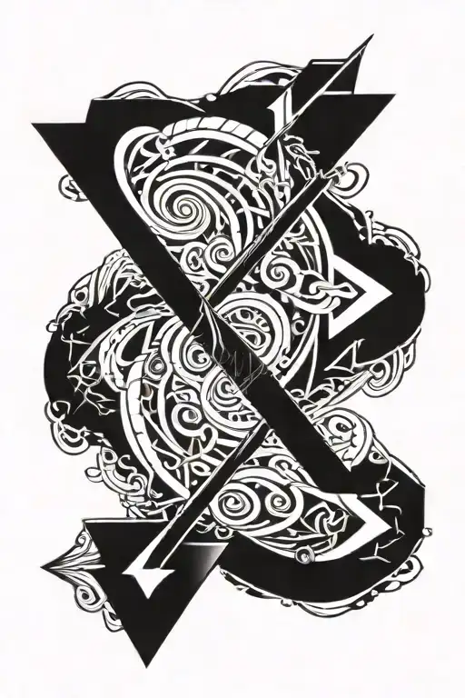 Arrow With Infinity Symbol