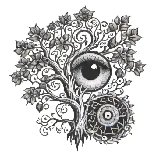 Tree Of Varona With An Eye