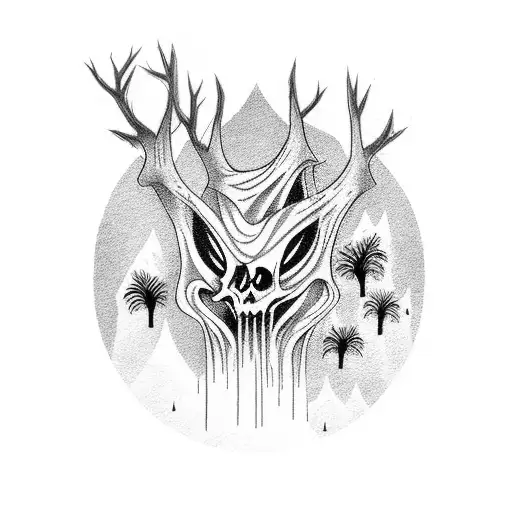 A Spooky Forest With A Hidden Coffee Shop