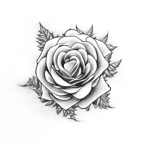 Suminagashi Roses Black And White