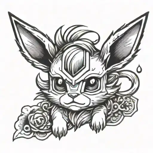 Eevee Pokemon With Sa80