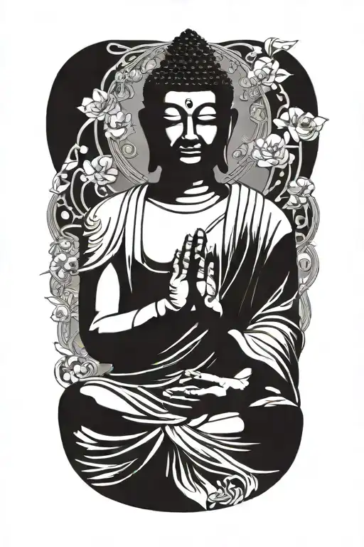 Wealth And K7ck Buddha Sitting Side