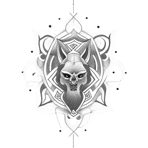 A Tattoo Incorporating The Word 'Ajja' In A Creative Way