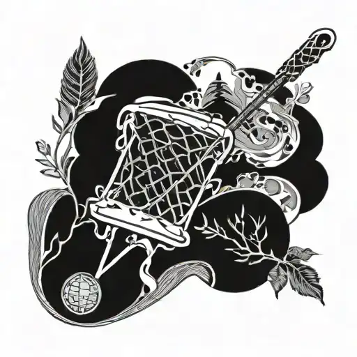 Absract Lacrosse Nature