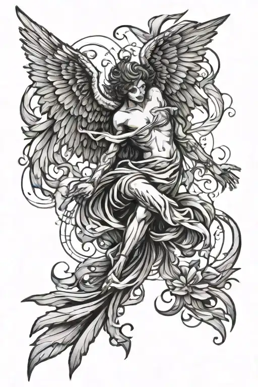 The Fallen Angel Falling