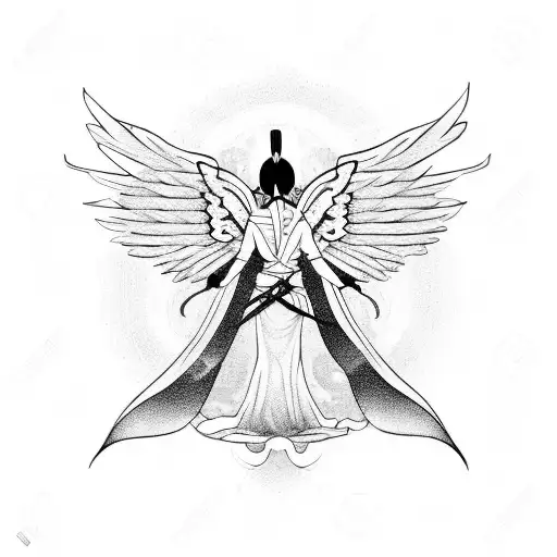 Japanese Mythology Angel